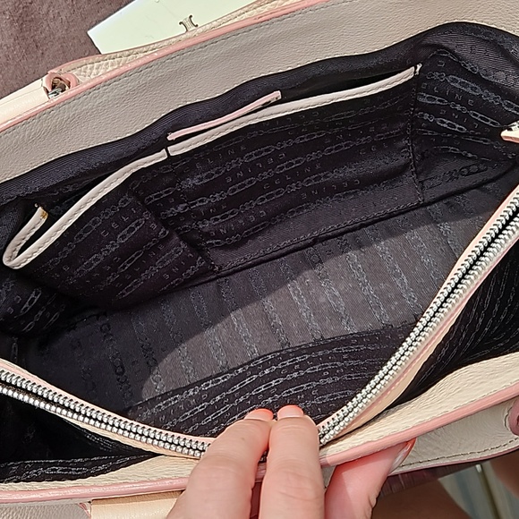 Celine Pink Leather Boogie Bag Silver Logo Hardware w/Dustbag + Tags - Picture 8 of 14